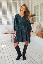 JAASE | MIDNIGHT LILLY ADELA MINI DRESS | Bohemian Love Runway