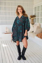 JAASE | MIDNIGHT LILLY ADELA MINI DRESS | Bohemian Love Runway