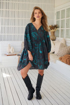 JAASE | MIDNIGHT LILLY ADELA MINI DRESS | Bohemian Love Runway