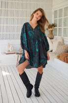 JAASE | MIDNIGHT LILLY ADELA MINI DRESS | Bohemian Love Runway