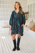 JAASE | MIDNIGHT LILLY ADELA MINI DRESS | Bohemian Love Runway