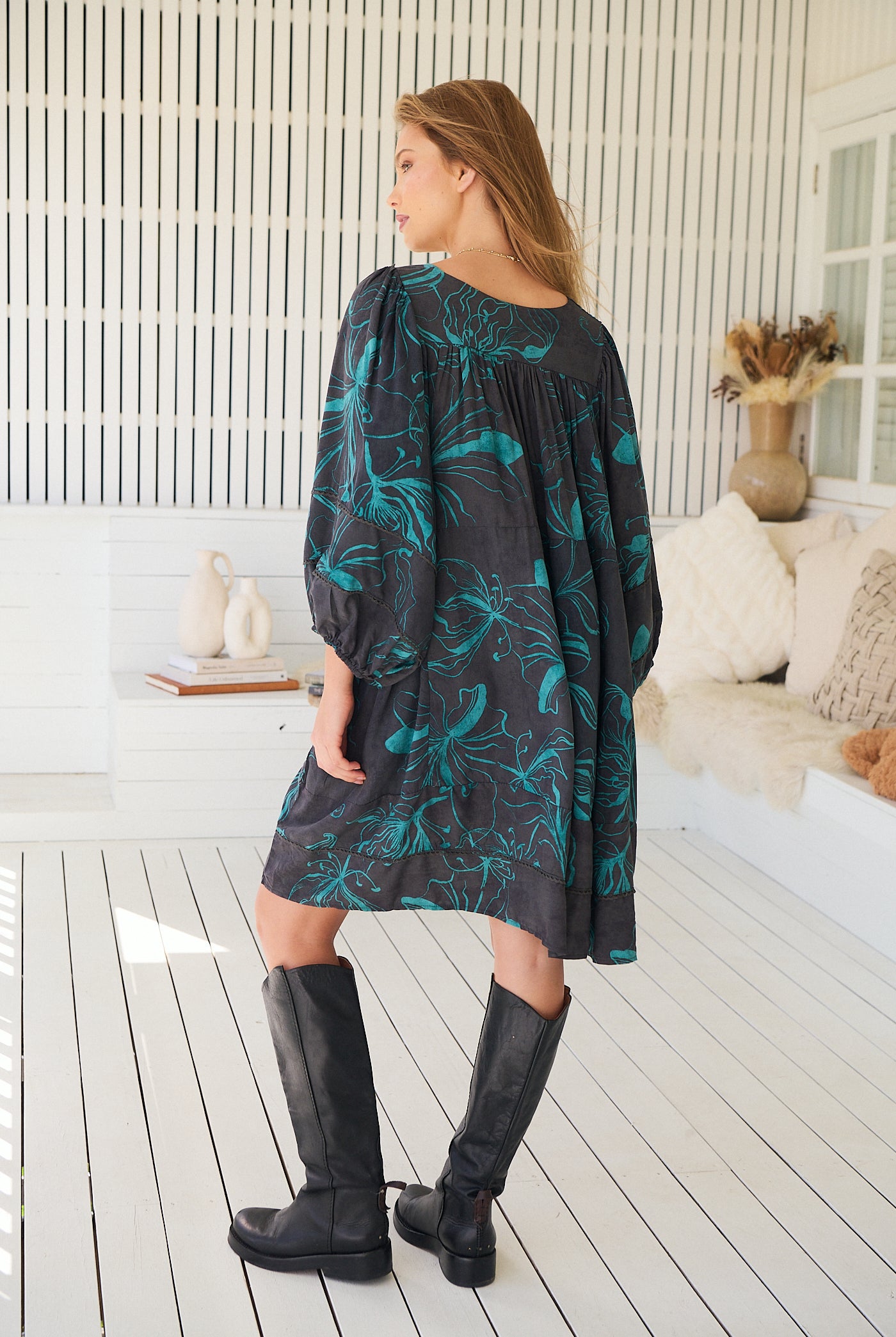 JAASE | MIDNIGHT LILLY ADELA MINI DRESS | Bohemian Love Runway