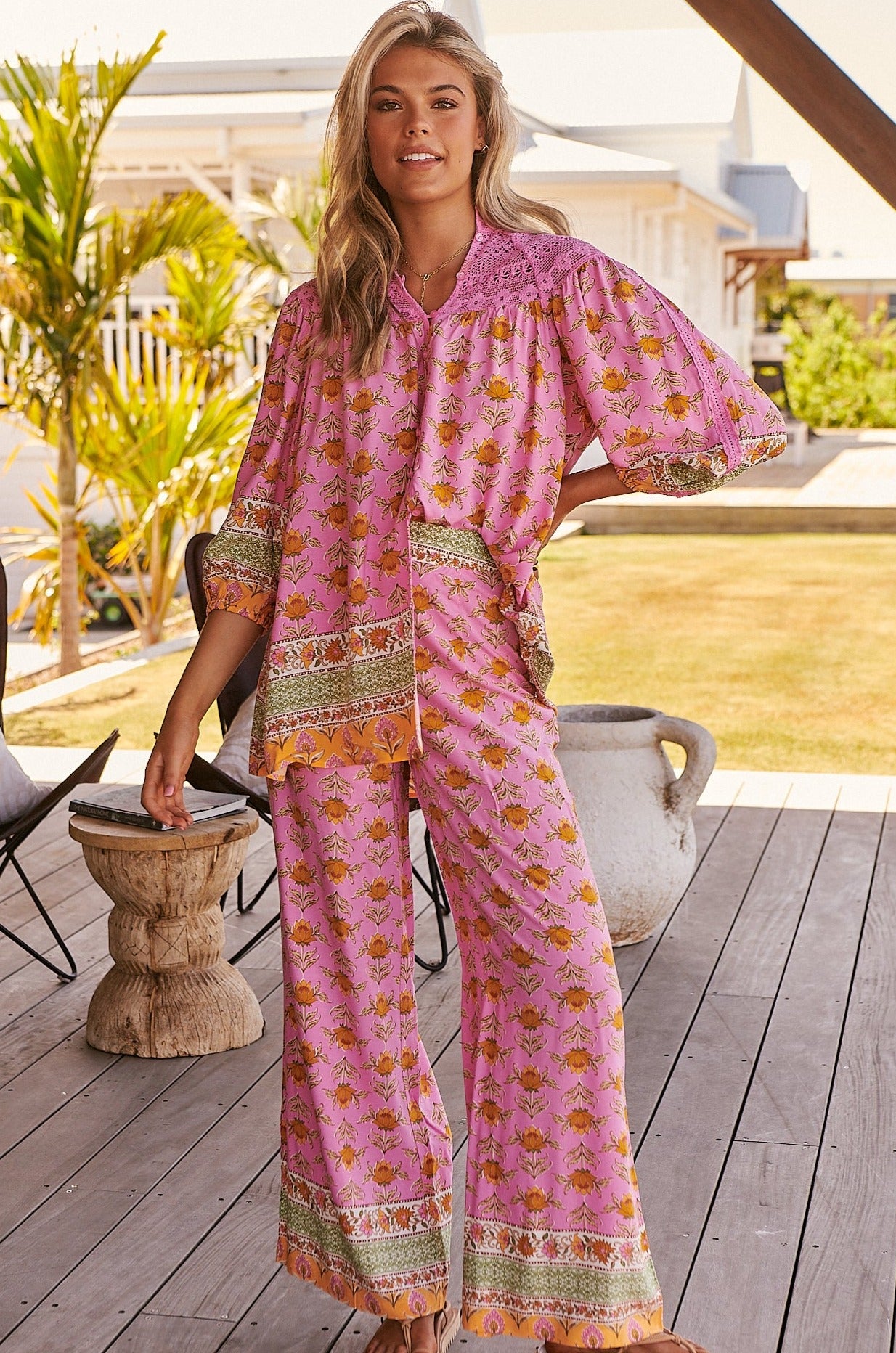 JAASE | BLUSHING MEADOW JAX PANTS | Bohemian Love Runway