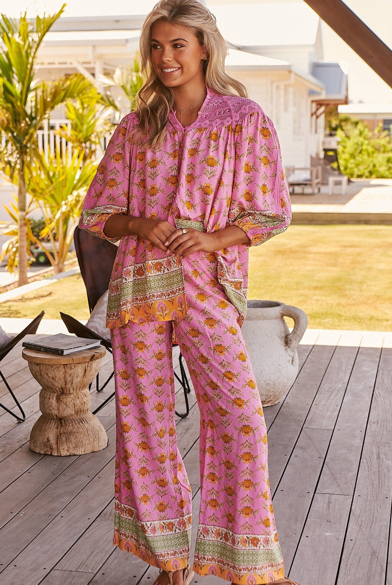 JAASE | BLUSHING MEADOW JAX PANTS | Bohemian Love Runway