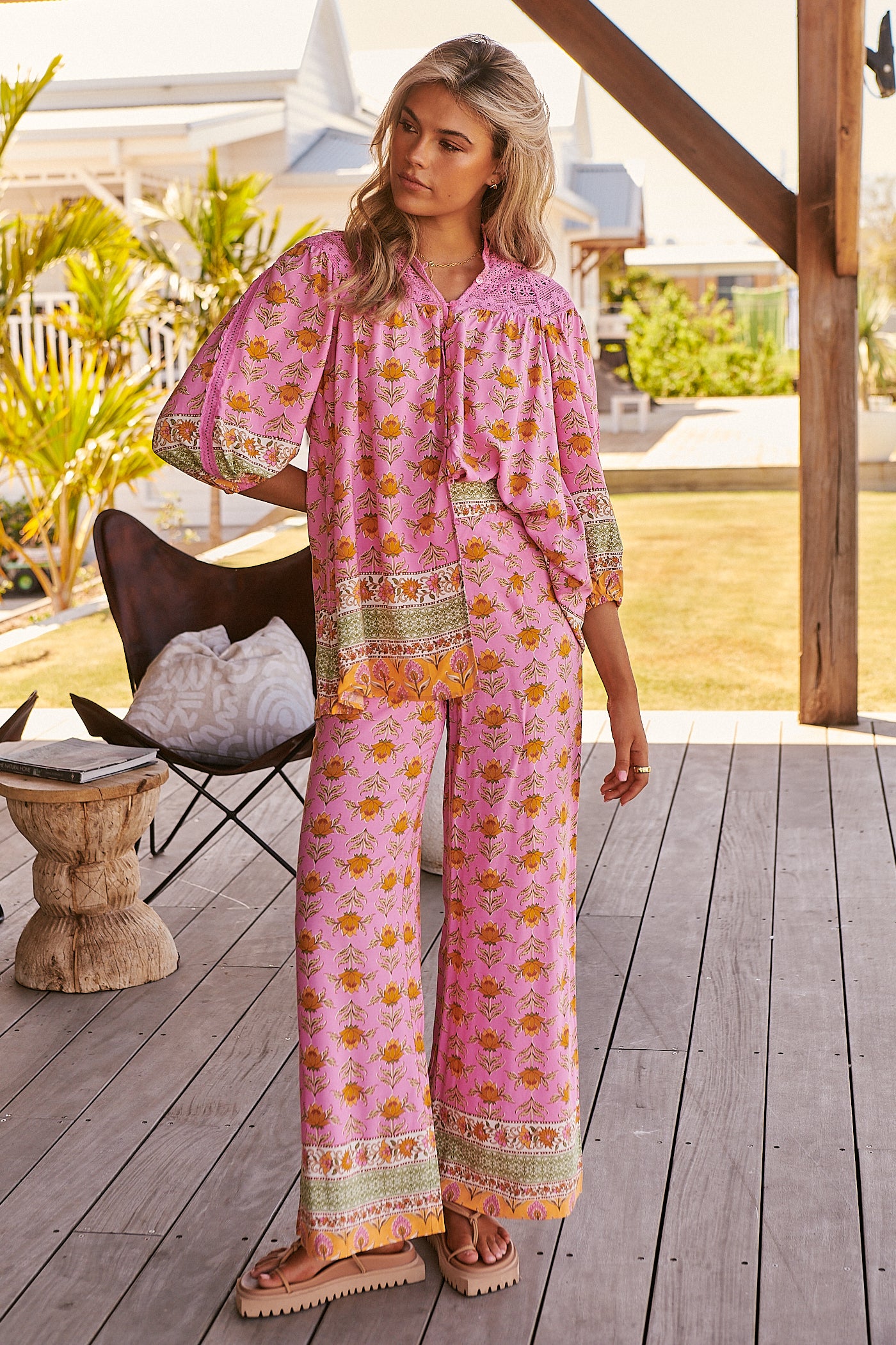 JAASE | BLUSHING MEADOW JAX PANTS | Bohemian Love Runway