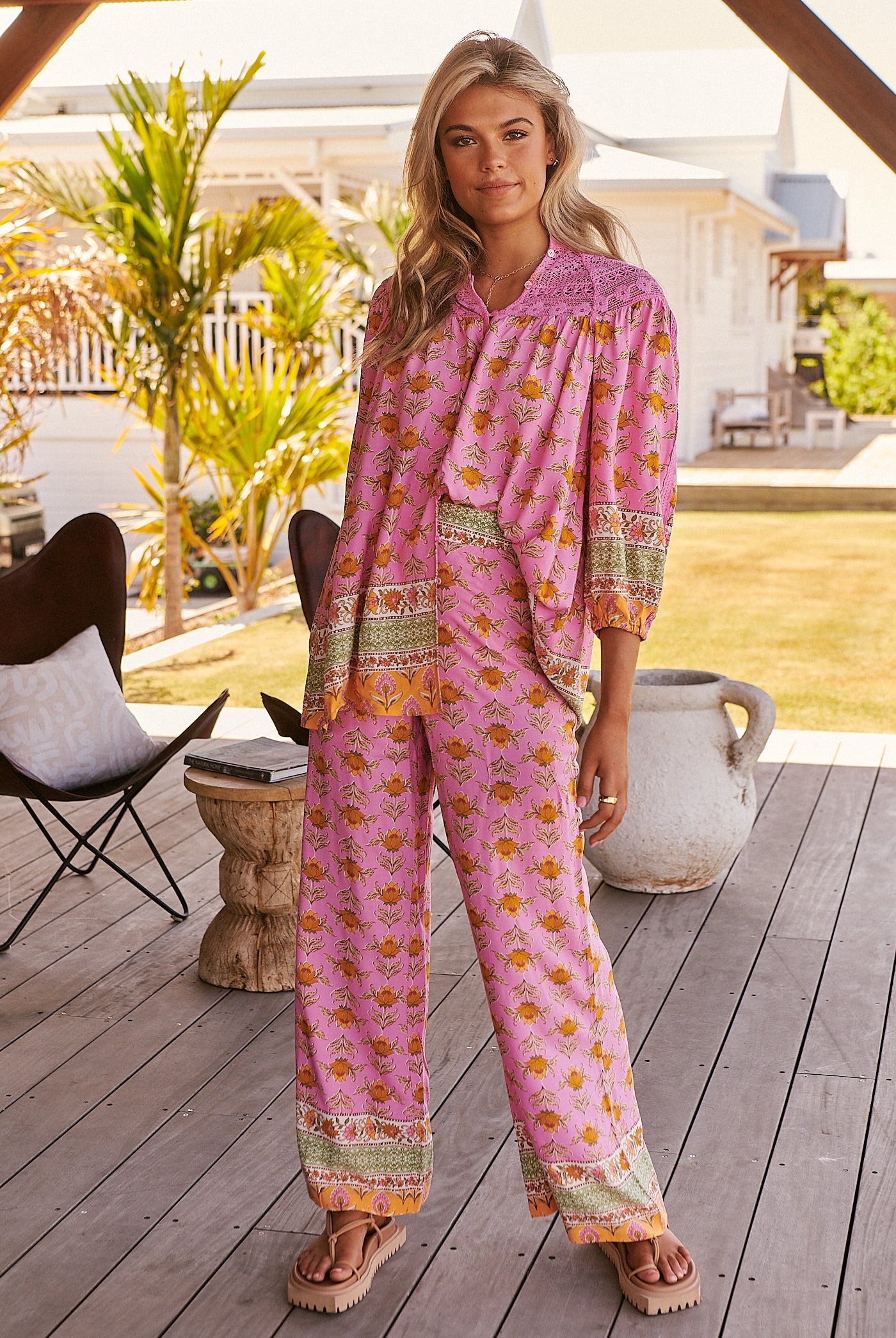 JAASE | BLUSHING MEADOW JAX PANTS | Bohemian Love Runway