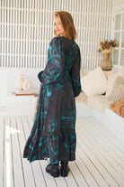 JAASE | MIDNIGHT LILLY LONG SLEEVE CARMEN MAXI DRESS | Bohemian Love Runway
