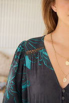 JAASE | MIDNIGHT LILLY LONG SLEEVE CARMEN MAXI DRESS | Bohemian Love Runway