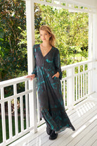 JAASE | MIDNIGHT LILLY LONG SLEEVE CARMEN MAXI DRESS | Bohemian Love Runway