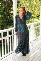 JAASE | MIDNIGHT LILLY LONG SLEEVE CARMEN MAXI DRESS | Bohemian Love Runway