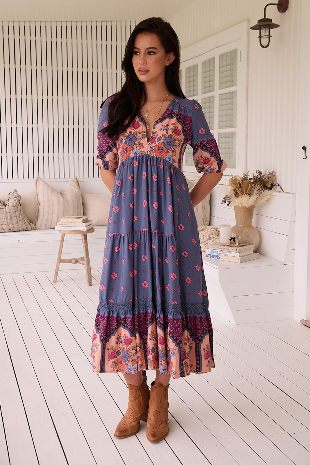 JAASE | LANEY EVE LACE MIDI DRESS | Bohemian Love Runway