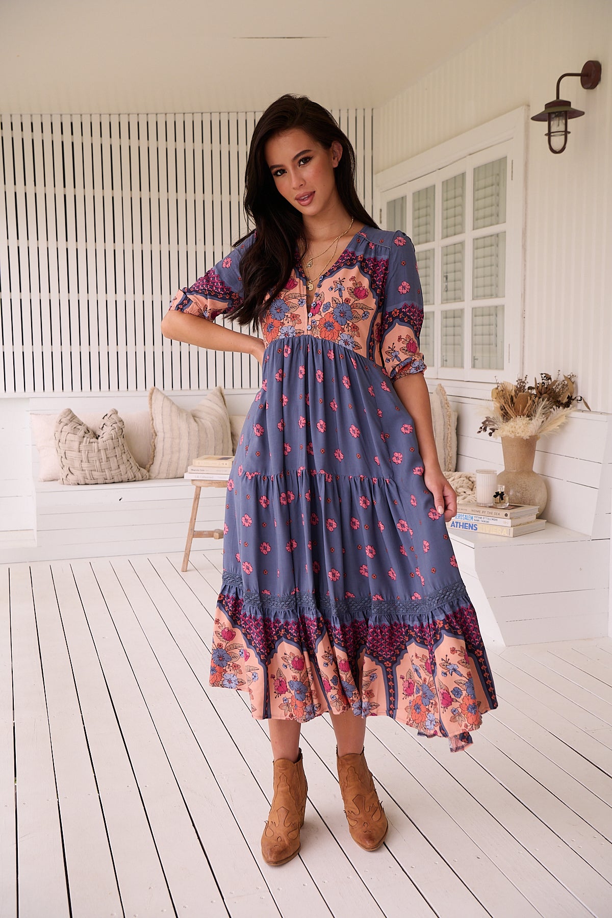 JAASE | LANEY EVE LACE MIDI DRESS | Bohemian Love Runway