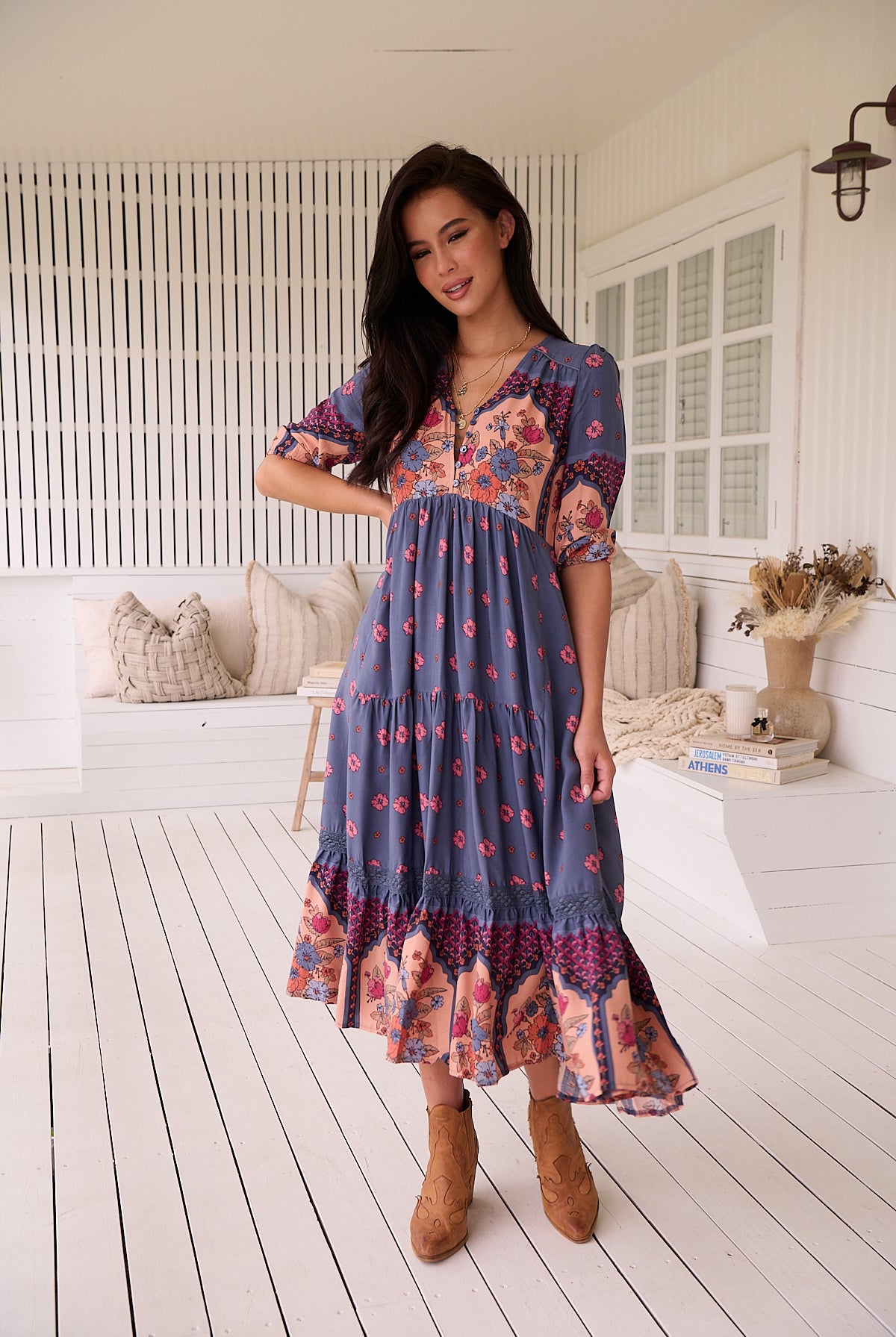 JAASE | LANEY EVE LACE MIDI DRESS | Bohemian Love Runway