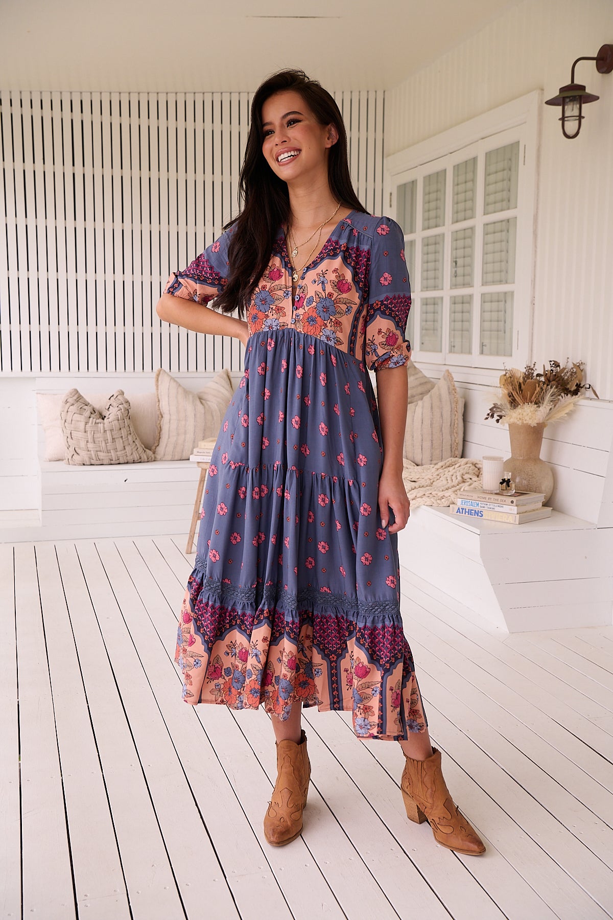 JAASE | LANEY EVE LACE MIDI DRESS | Bohemian Love Runway