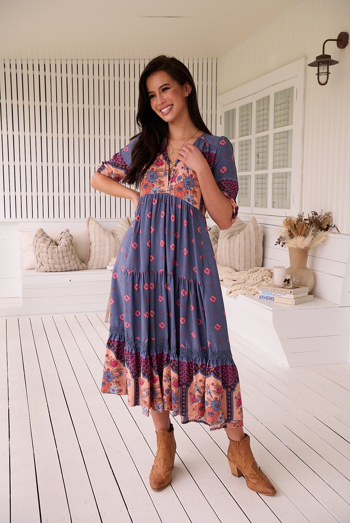 JAASE | LANEY EVE LACE MIDI DRESS | Bohemian Love Runway