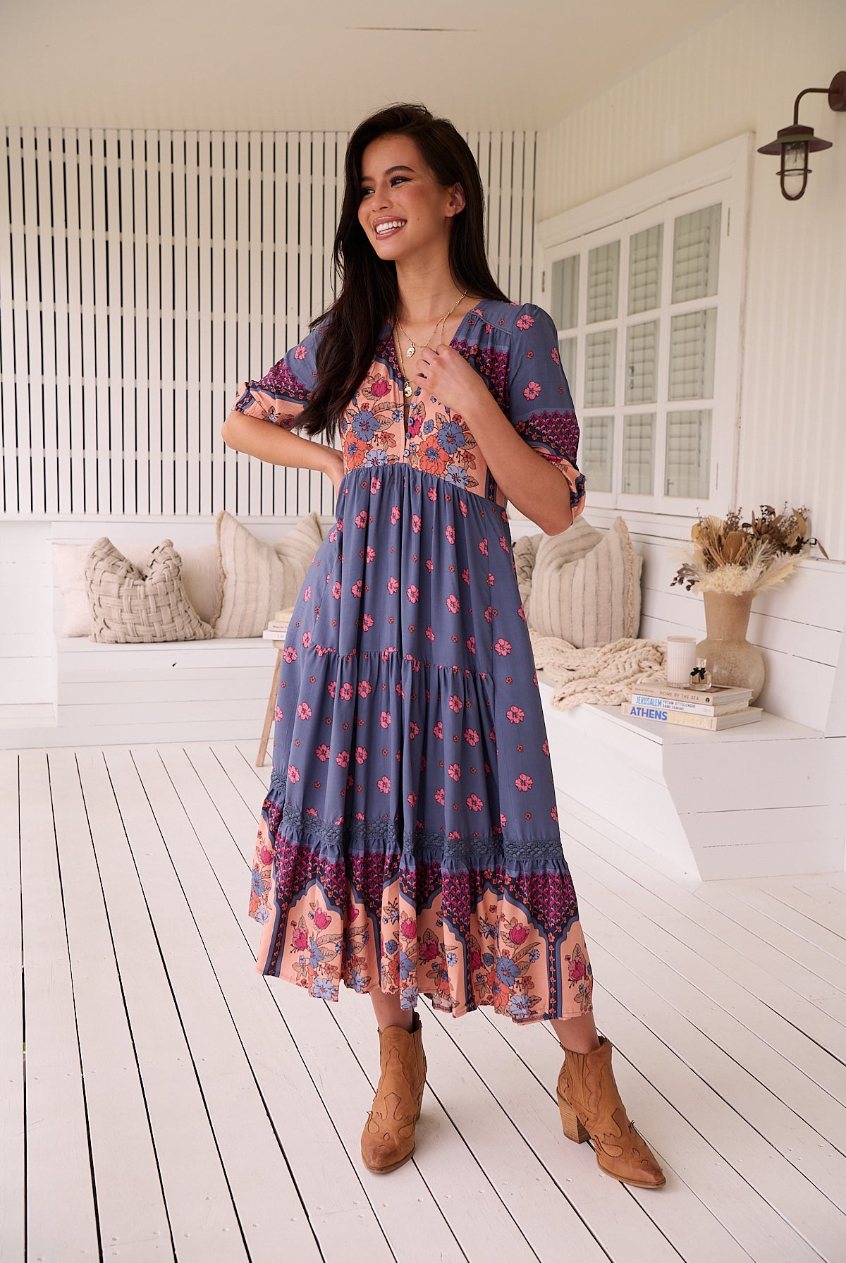 JAASE | LANEY EVE LACE MIDI DRESS | Bohemian Love Runway