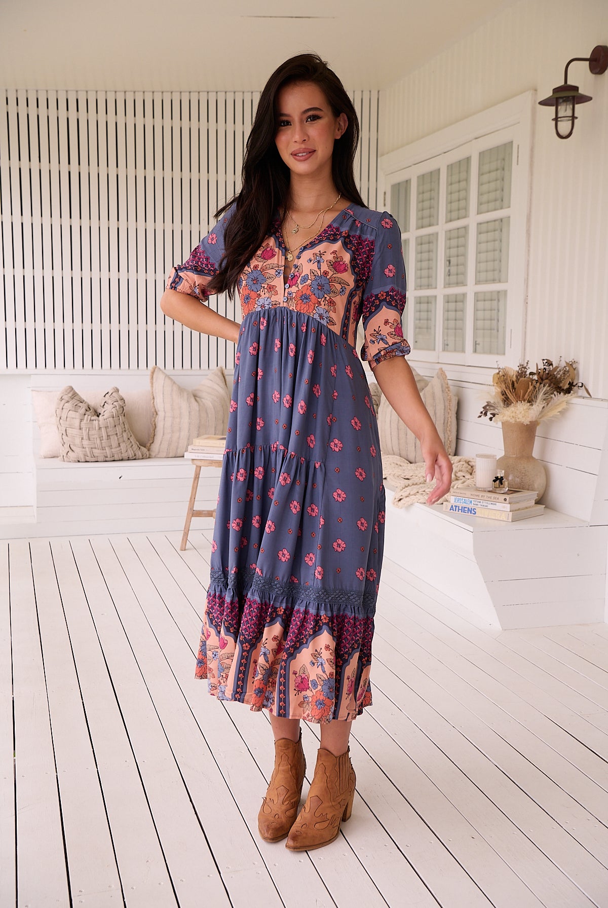 JAASE | LANEY EVE LACE MIDI DRESS | Bohemian Love Runway