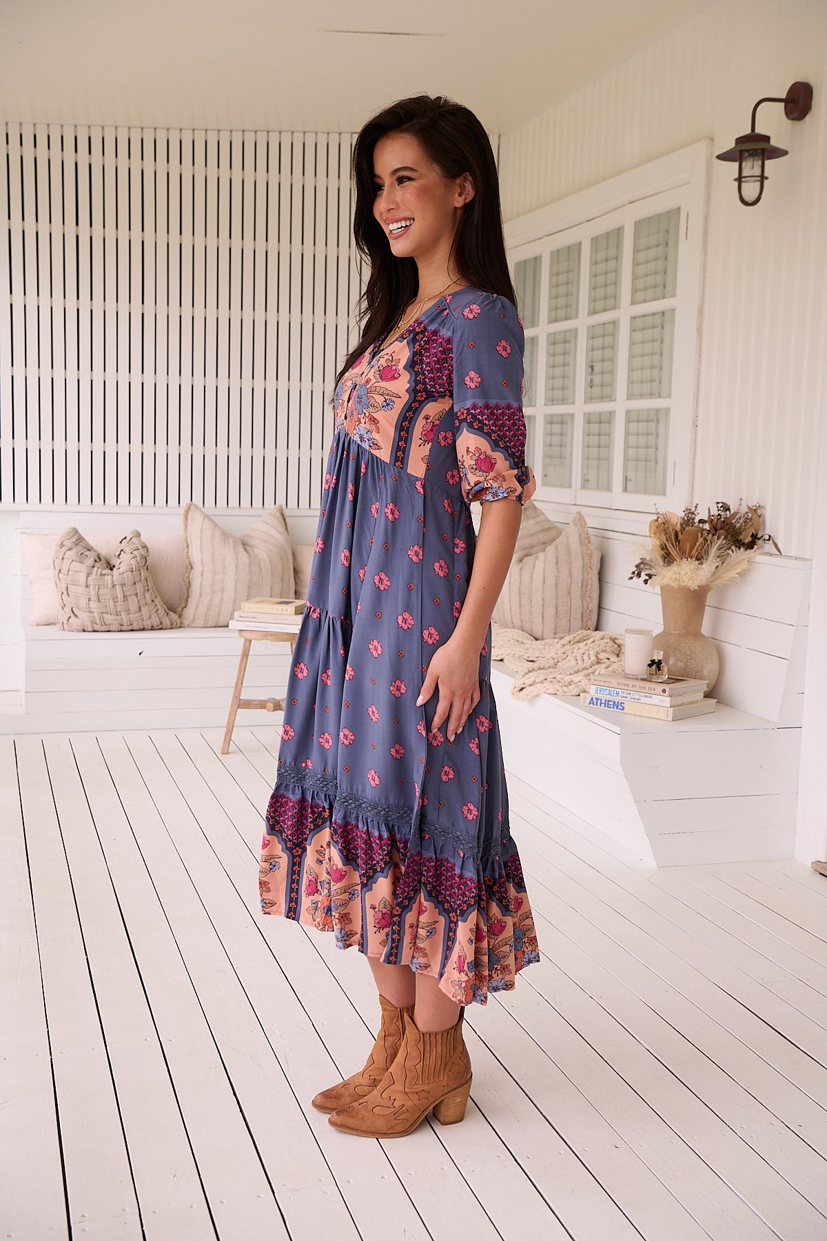 JAASE | LANEY EVE LACE MIDI DRESS | Bohemian Love Runway