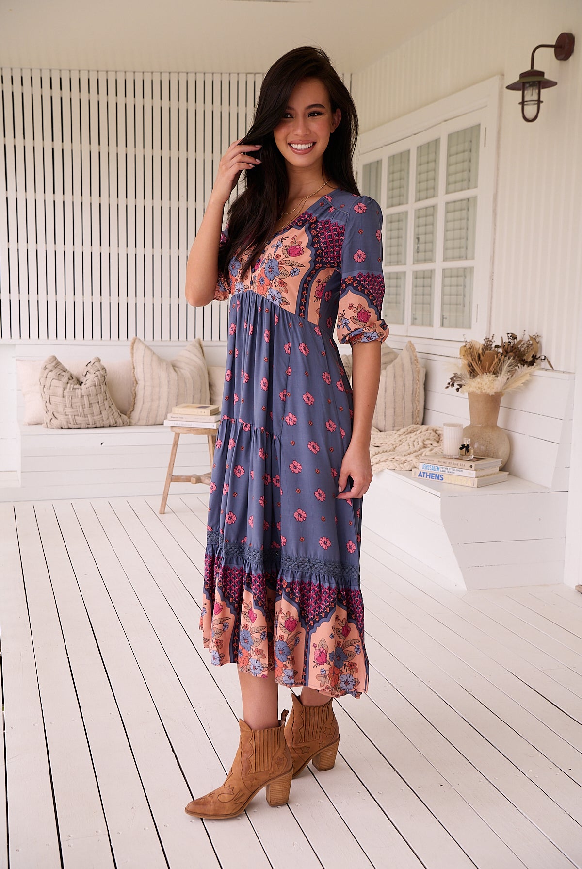 JAASE | LANEY EVE LACE MIDI DRESS | Bohemian Love Runway