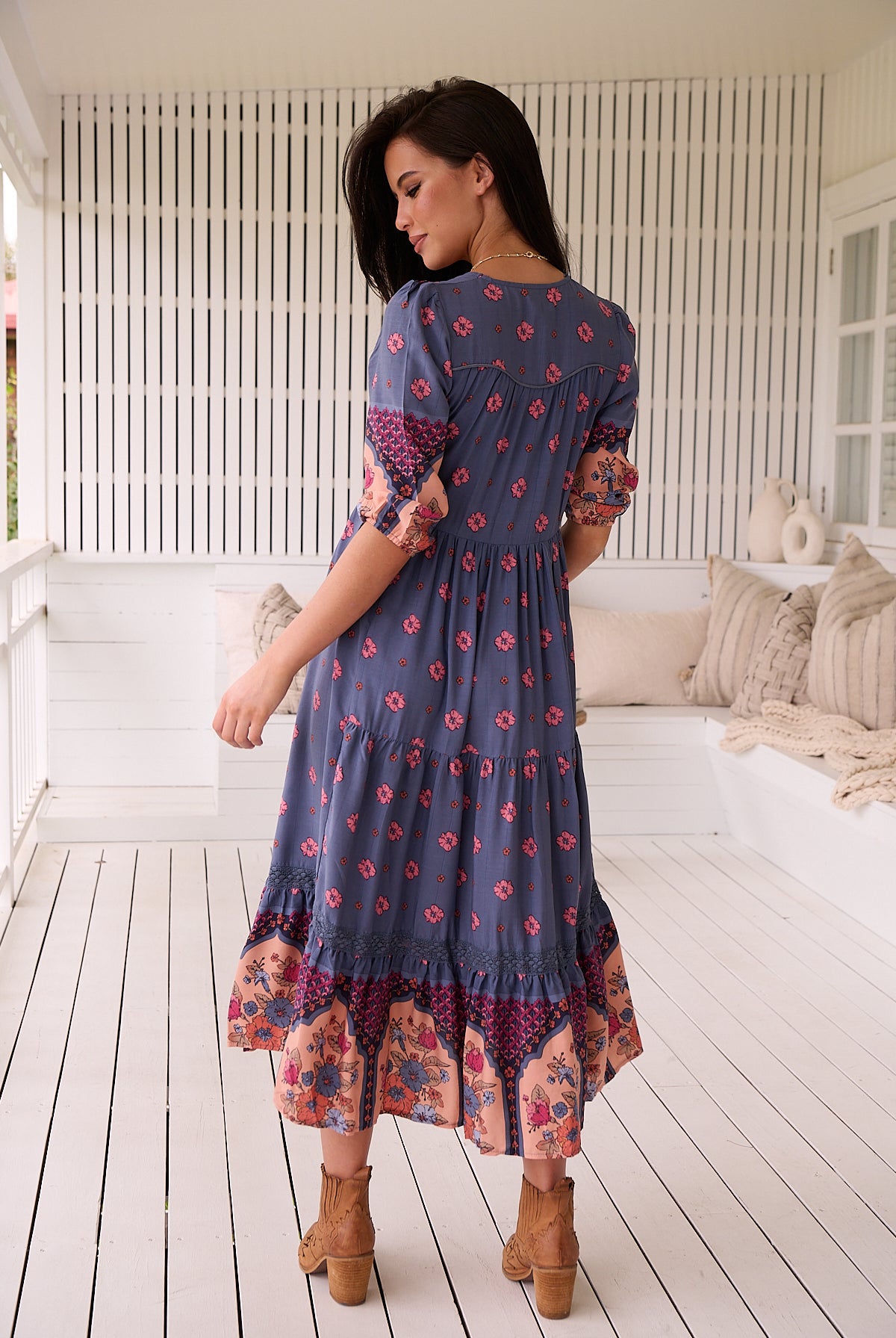 JAASE | LANEY EVE LACE MIDI DRESS | Bohemian Love Runway