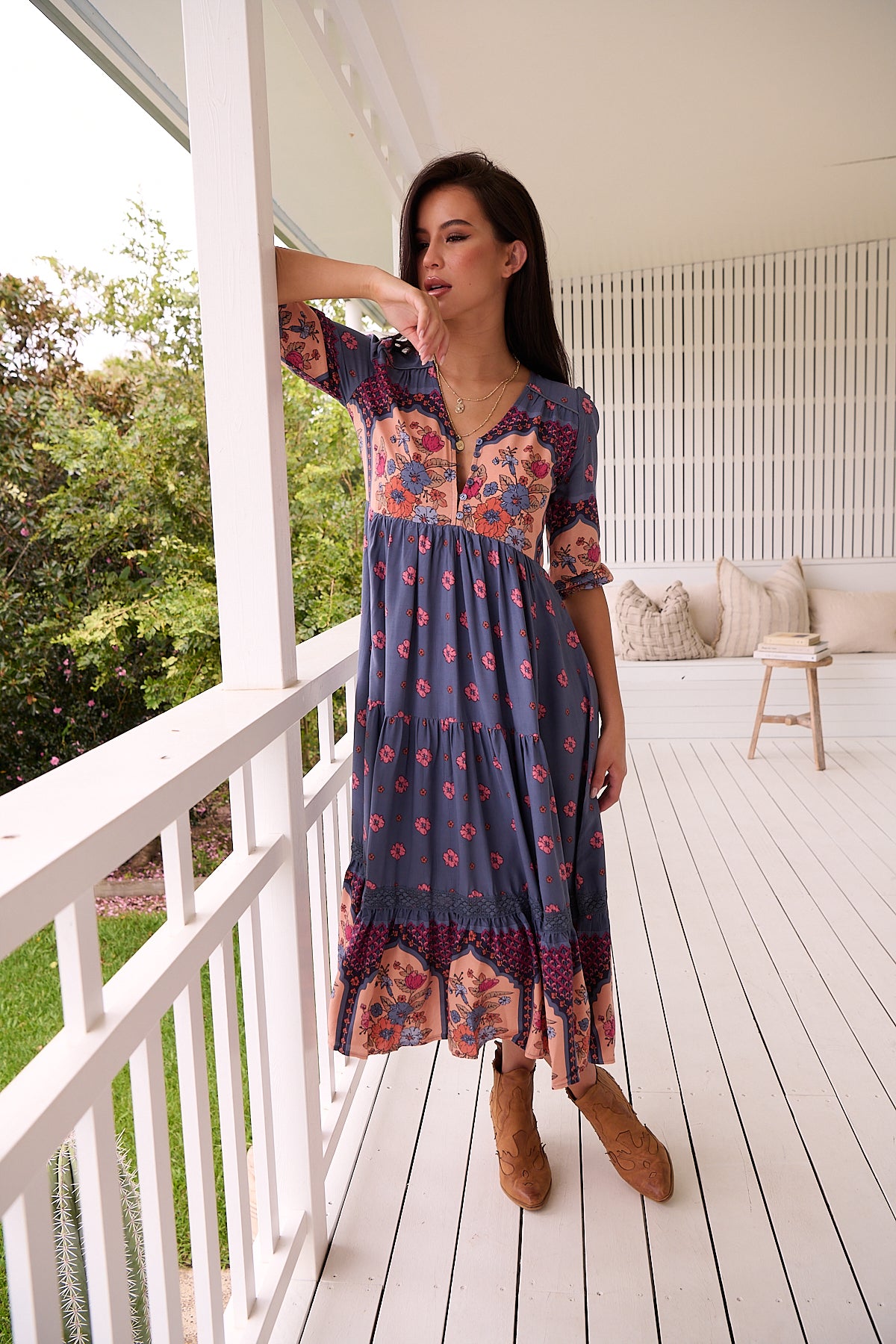 JAASE | LANEY EVE LACE MIDI DRESS | Bohemian Love Runway