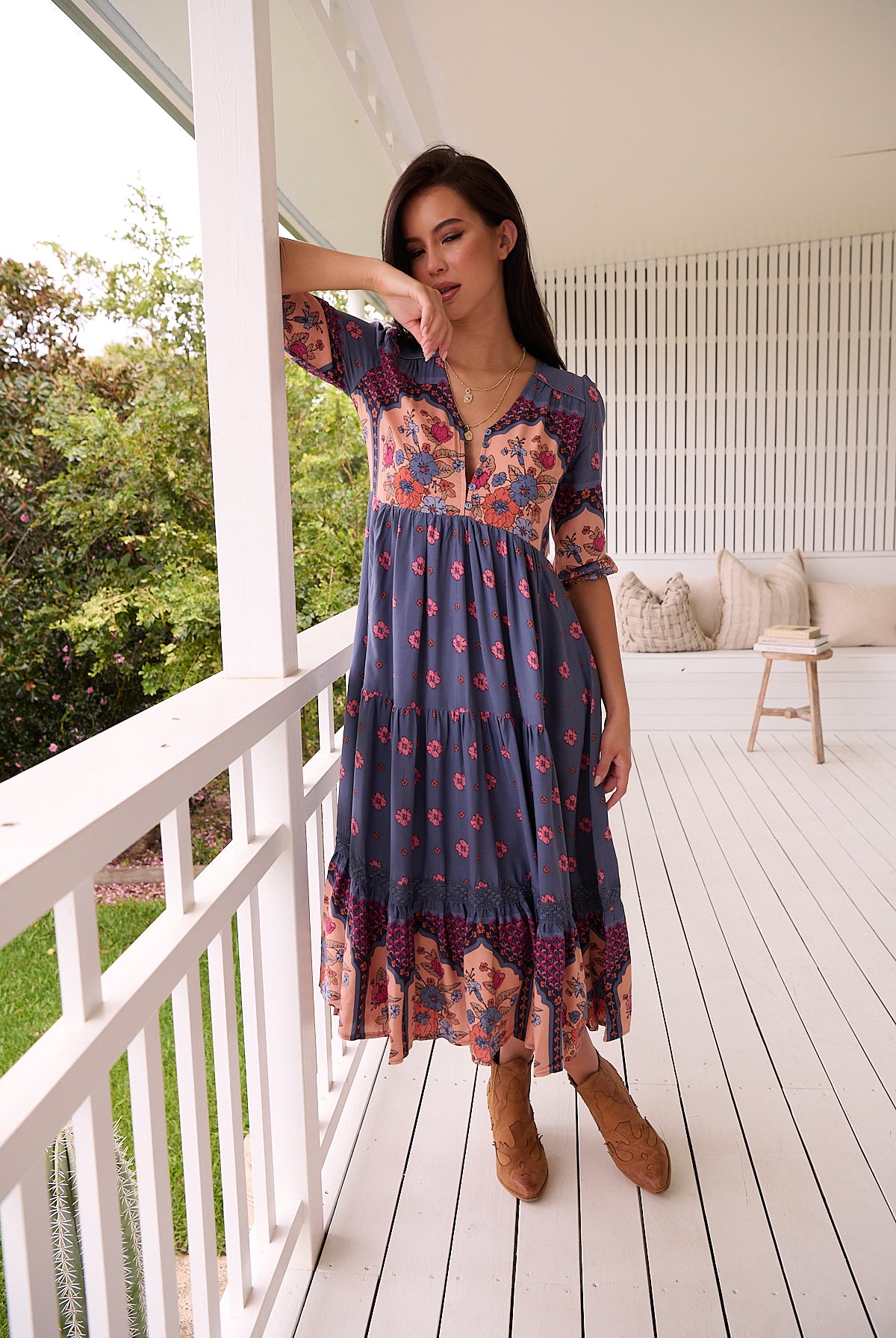 JAASE | LANEY EVE LACE MIDI DRESS | Bohemian Love Runway