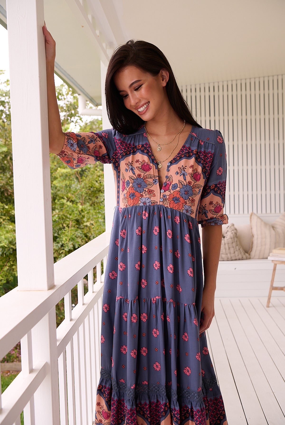 JAASE | LANEY EVE LACE MIDI DRESS | Bohemian Love Runway