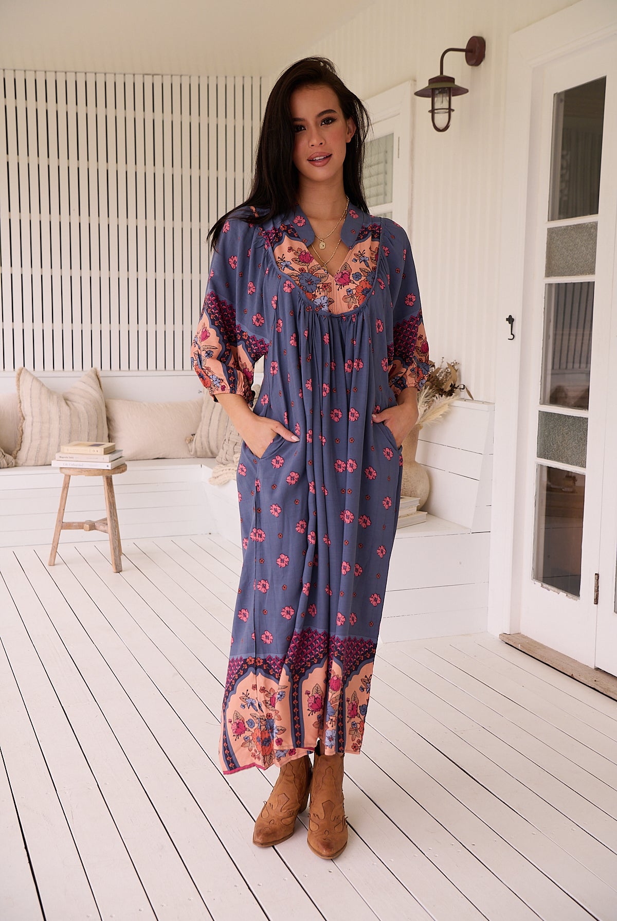 JAASE | LANEY BOHEME MIDI DRESS | Bohemian Love Runway