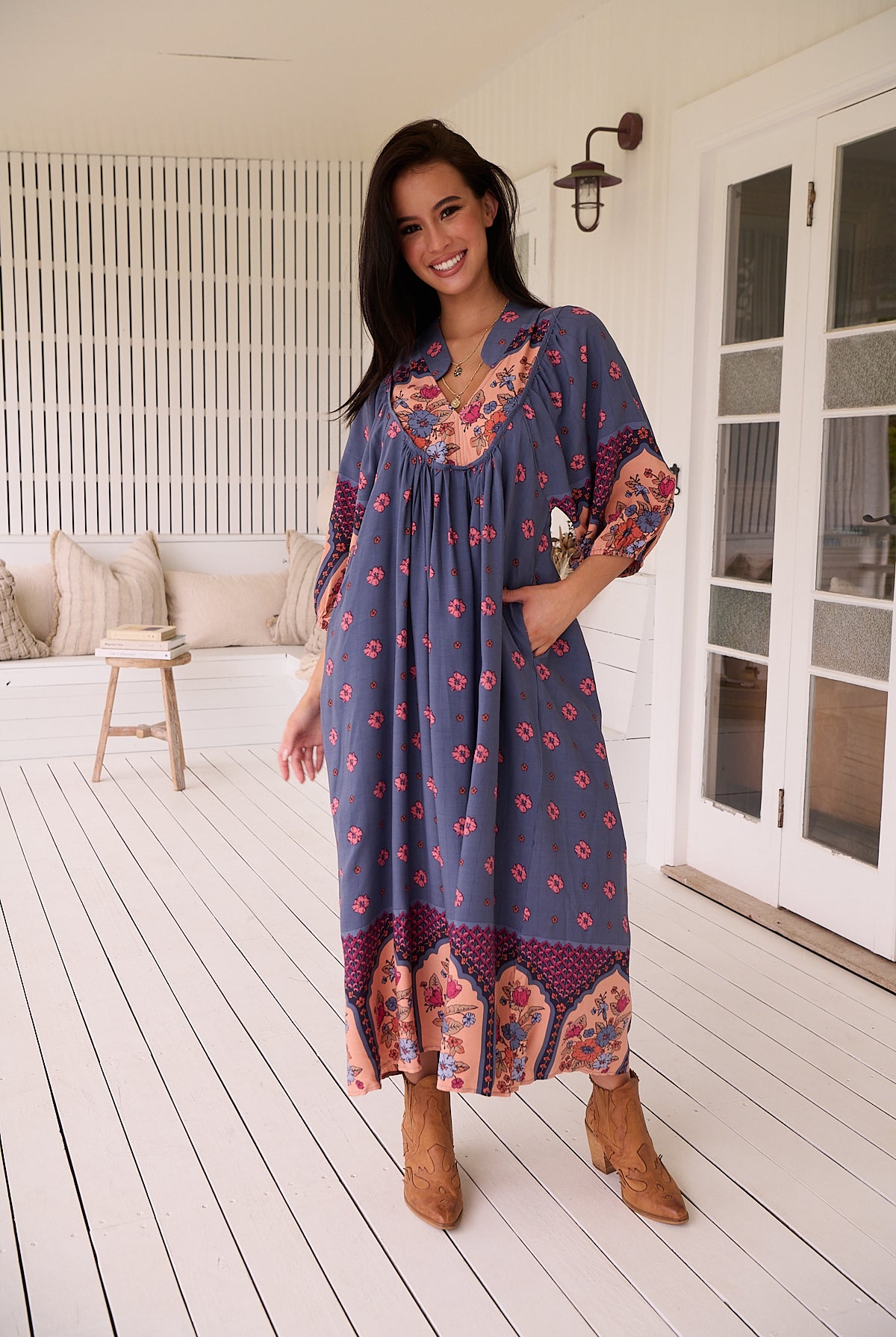 JAASE | LANEY BOHEME MIDI DRESS | Bohemian Love Runway