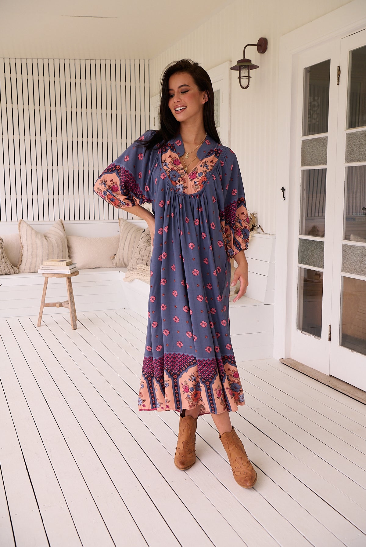 JAASE | LANEY BOHEME MIDI DRESS | Bohemian Love Runway