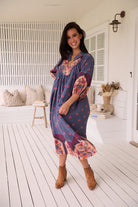 JAASE | LANEY BOHEME MIDI DRESS | Bohemian Love Runway