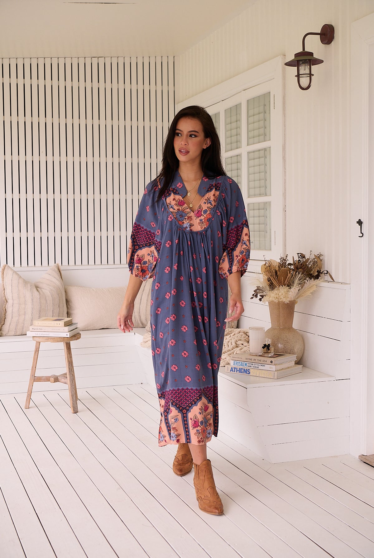 JAASE | LANEY BOHEME MIDI DRESS | Bohemian Love Runway