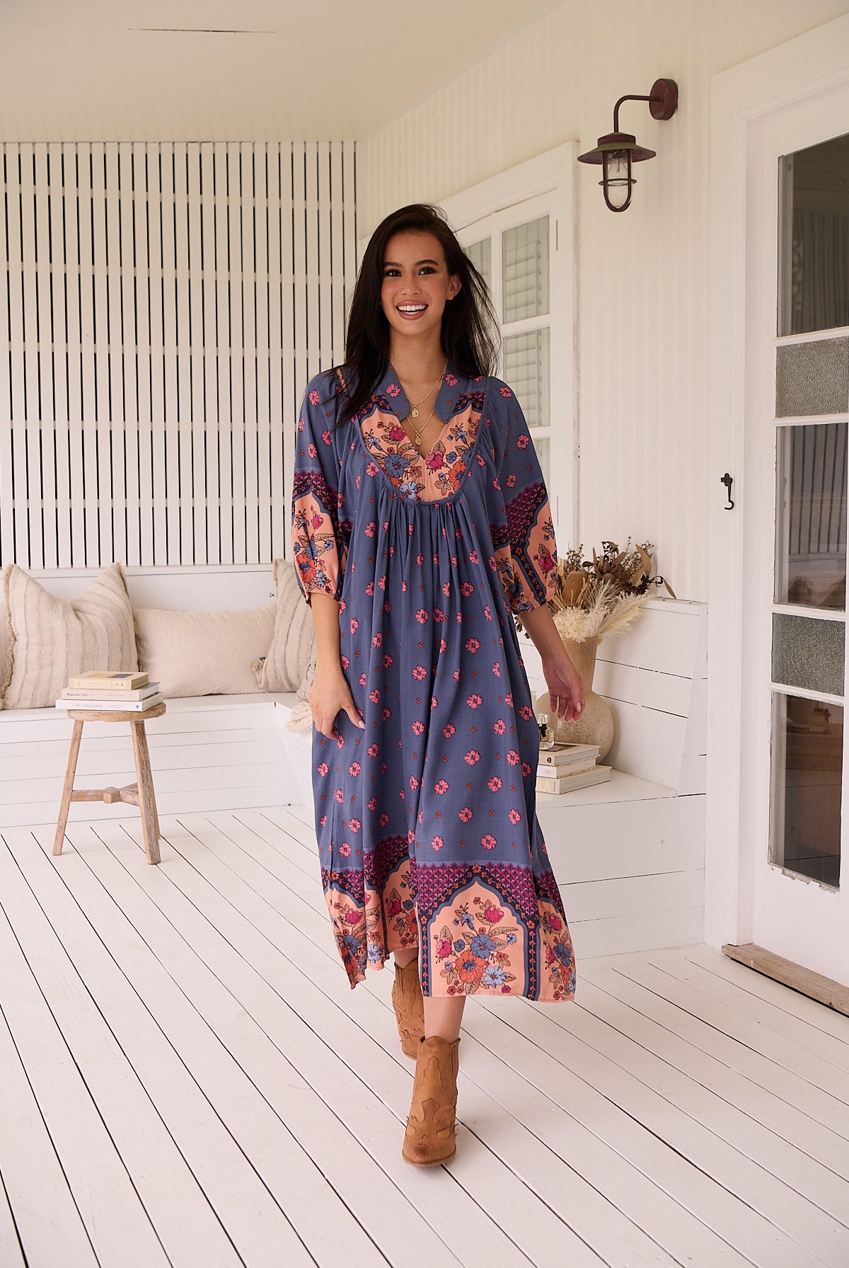 JAASE | LANEY BOHEME MIDI DRESS | Bohemian Love Runway