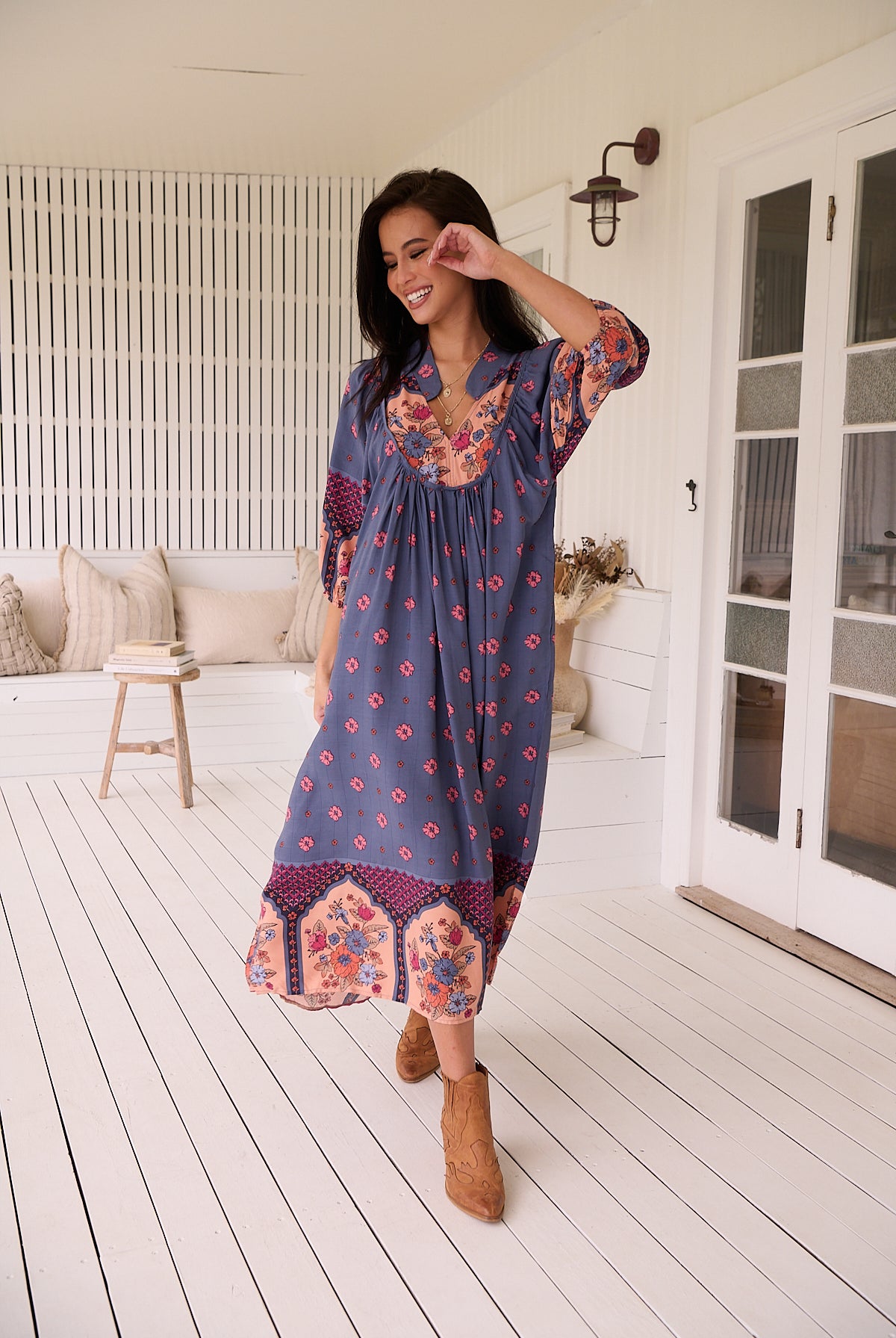 JAASE | LANEY BOHEME MIDI DRESS | Bohemian Love Runway