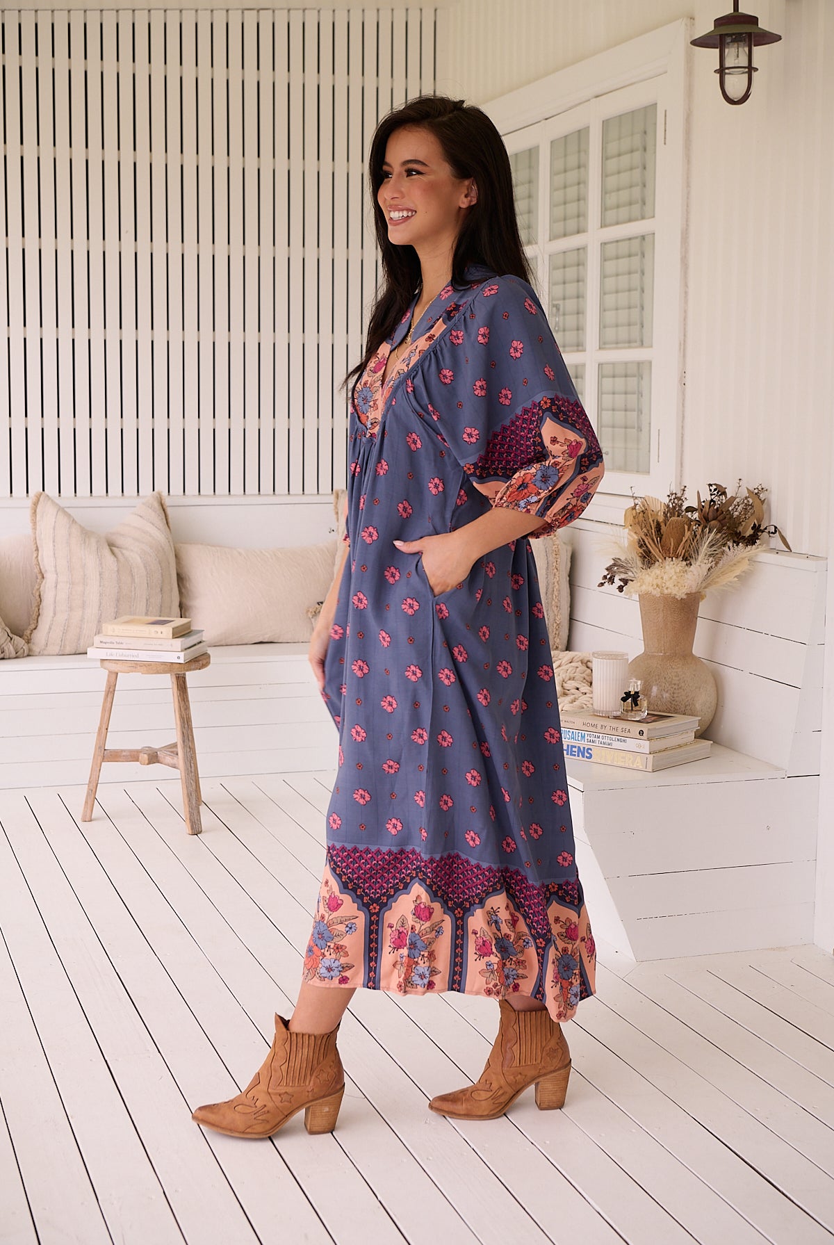 JAASE | LANEY BOHEME MIDI DRESS | Bohemian Love Runway