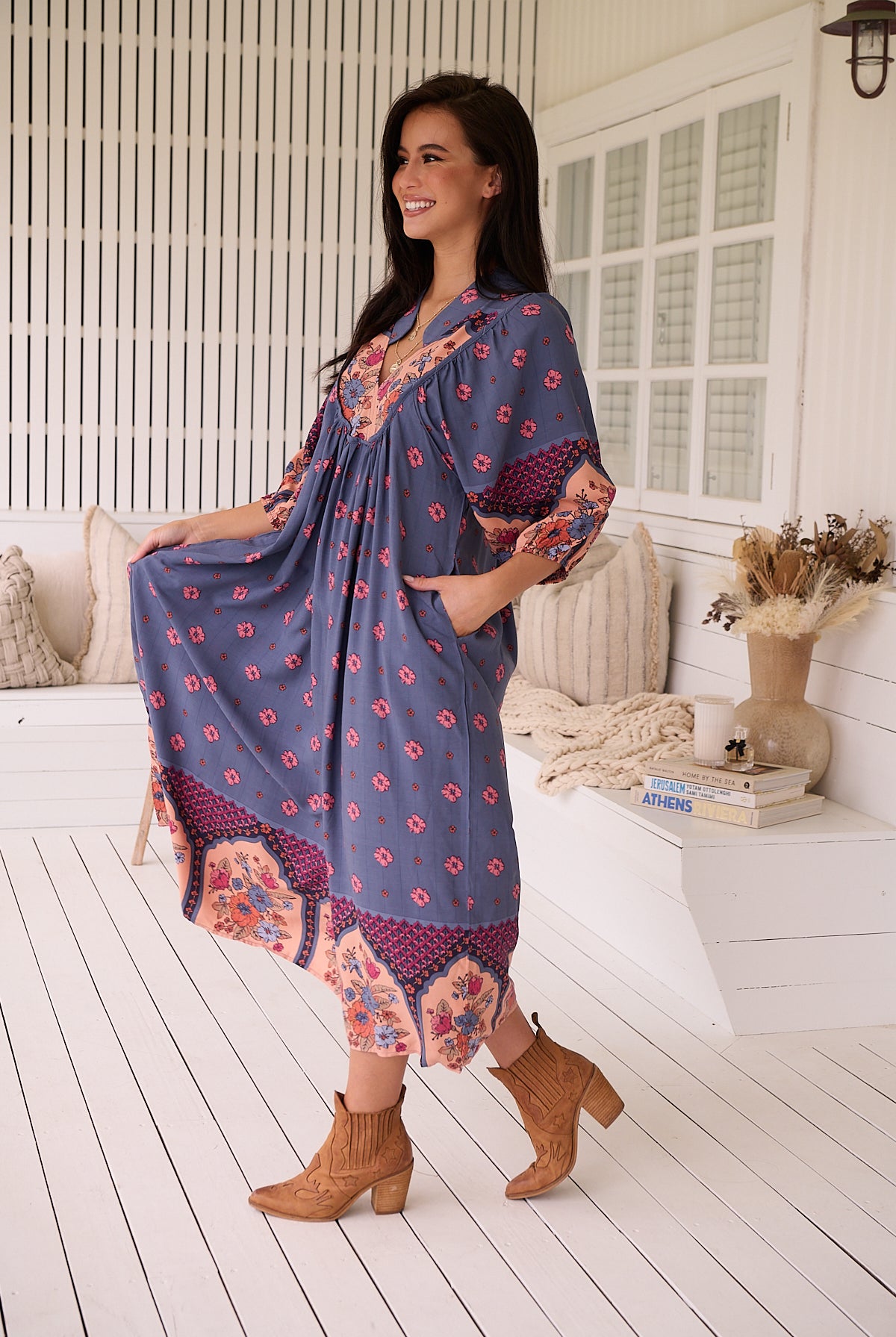 JAASE | LANEY BOHEME MIDI DRESS | Bohemian Love Runway