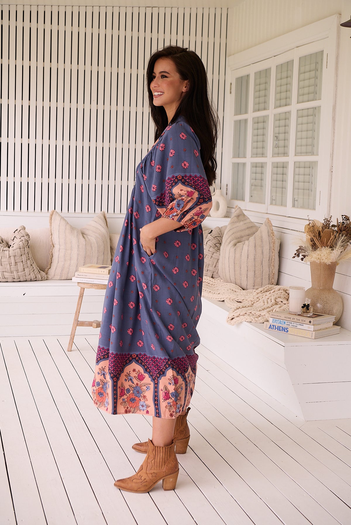 JAASE | LANEY BOHEME MIDI DRESS | Bohemian Love Runway