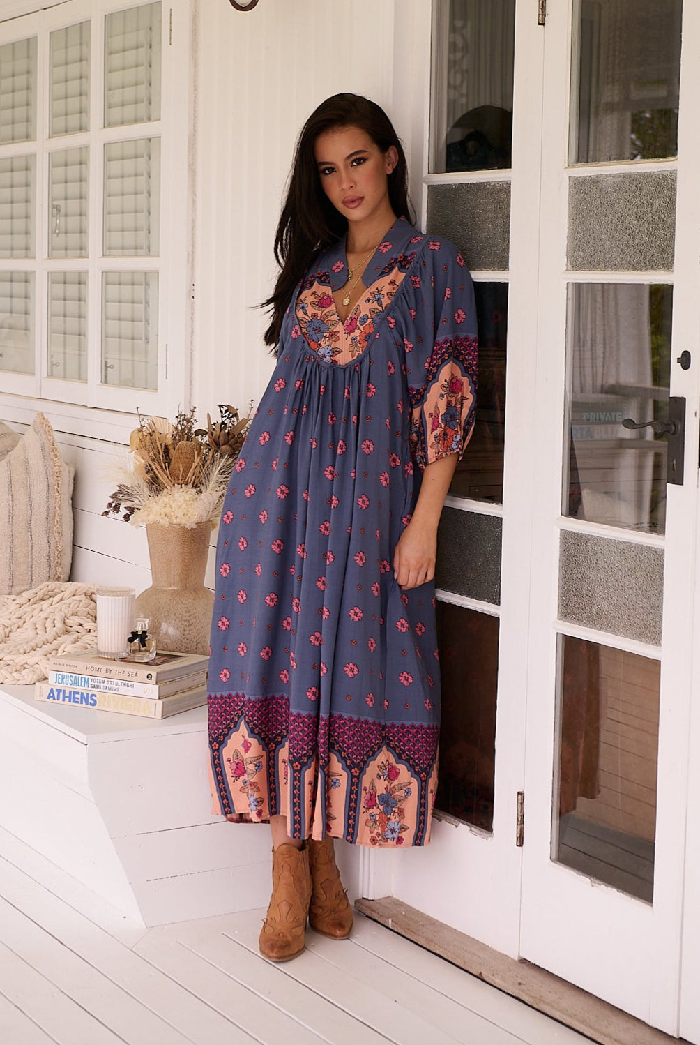 JAASE | LANEY BOHEME MIDI DRESS | Bohemian Love Runway