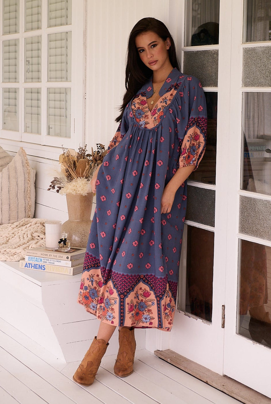JAASE | LANEY BOHEME MIDI DRESS | Bohemian Love Runway