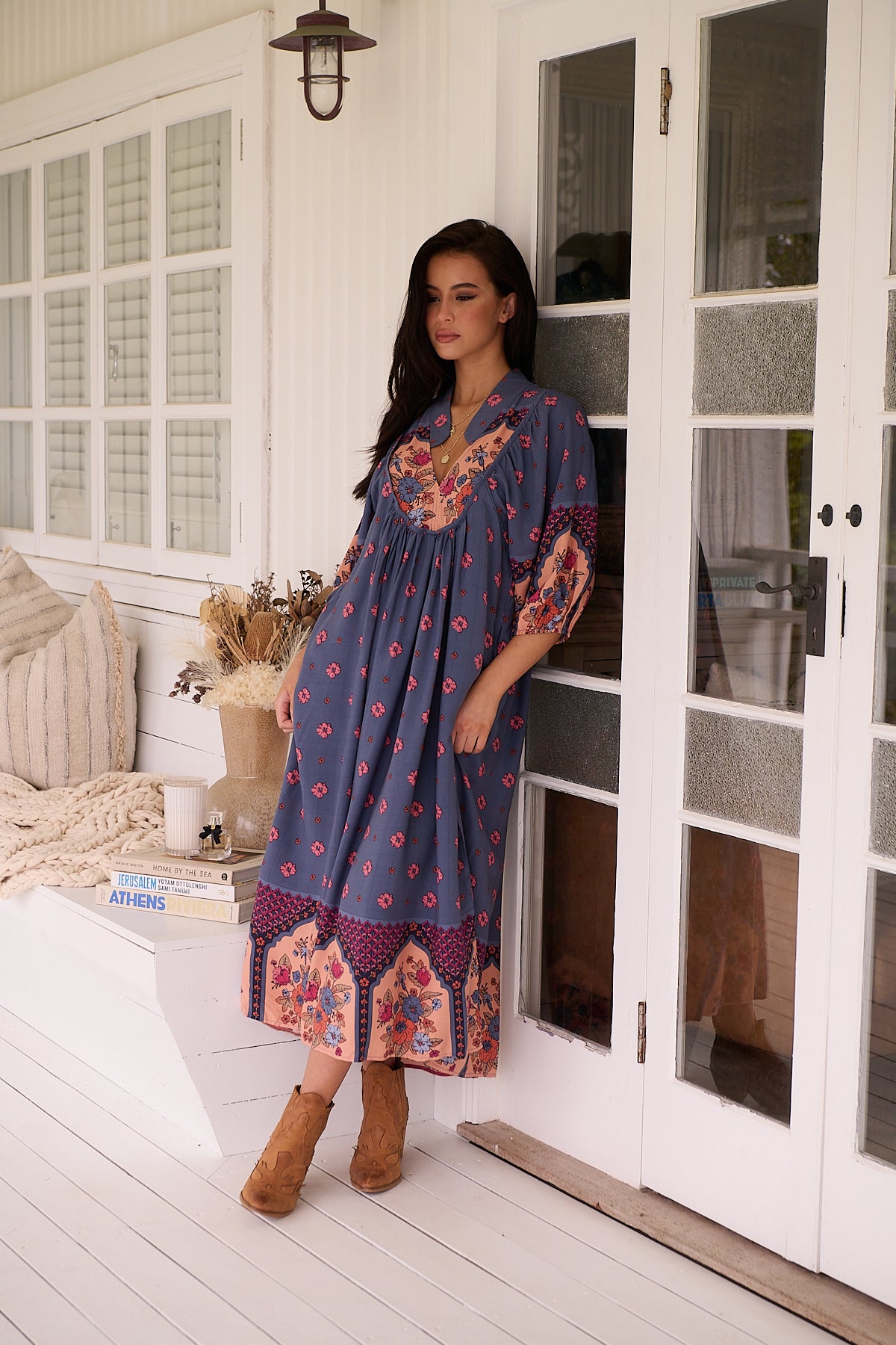 JAASE | LANEY BOHEME MIDI DRESS | Bohemian Love Runway