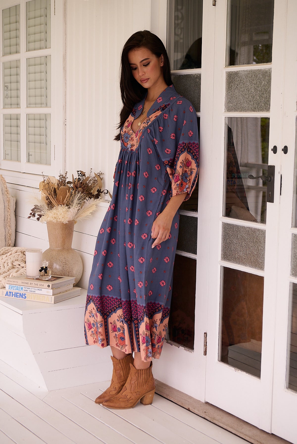 JAASE | LANEY BOHEME MIDI DRESS | Bohemian Love Runway