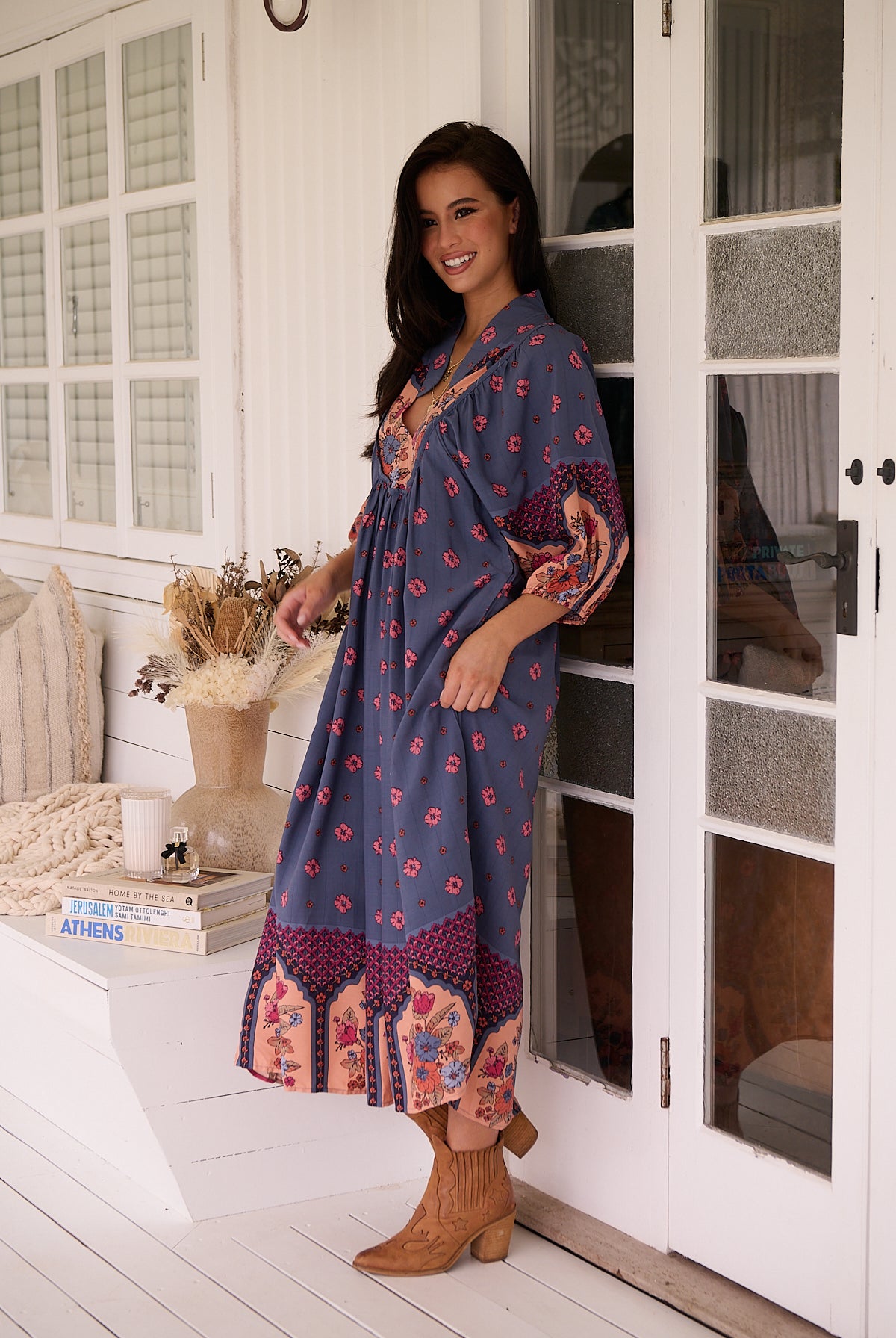 JAASE | LANEY BOHEME MIDI DRESS | Bohemian Love Runway