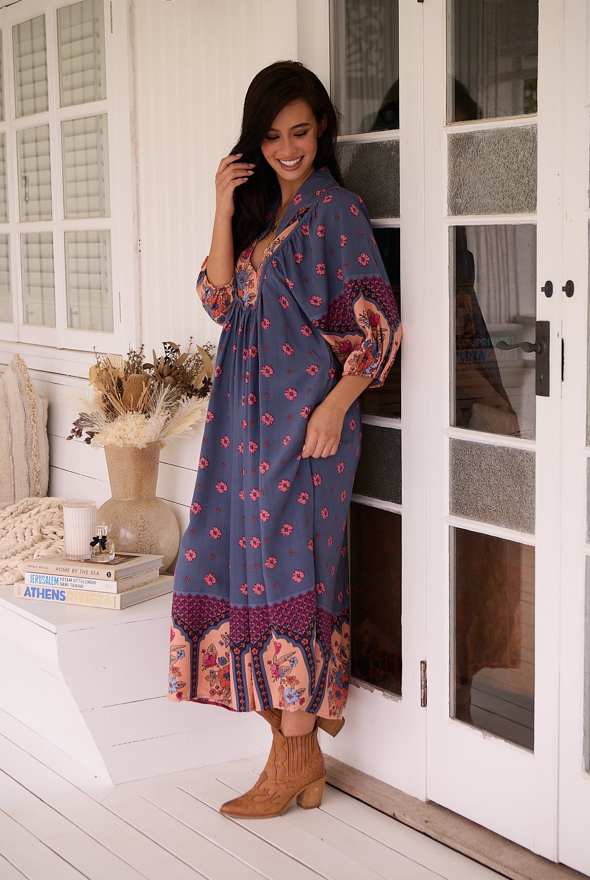 JAASE | LANEY BOHEME MIDI DRESS | Bohemian Love Runway