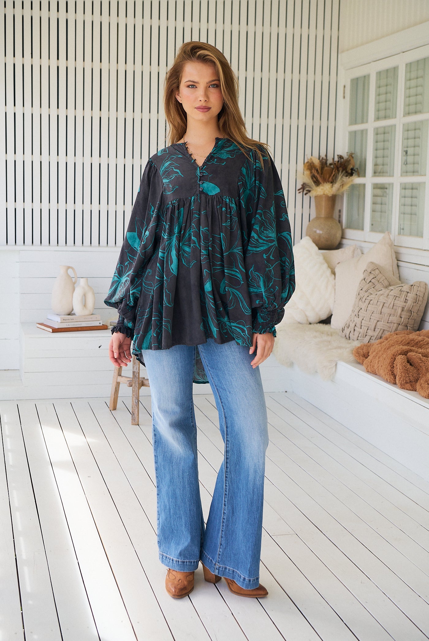 JAASE | MIDNIGHT LILLY PALOMA BLOUSE | Bohemian Love Runway