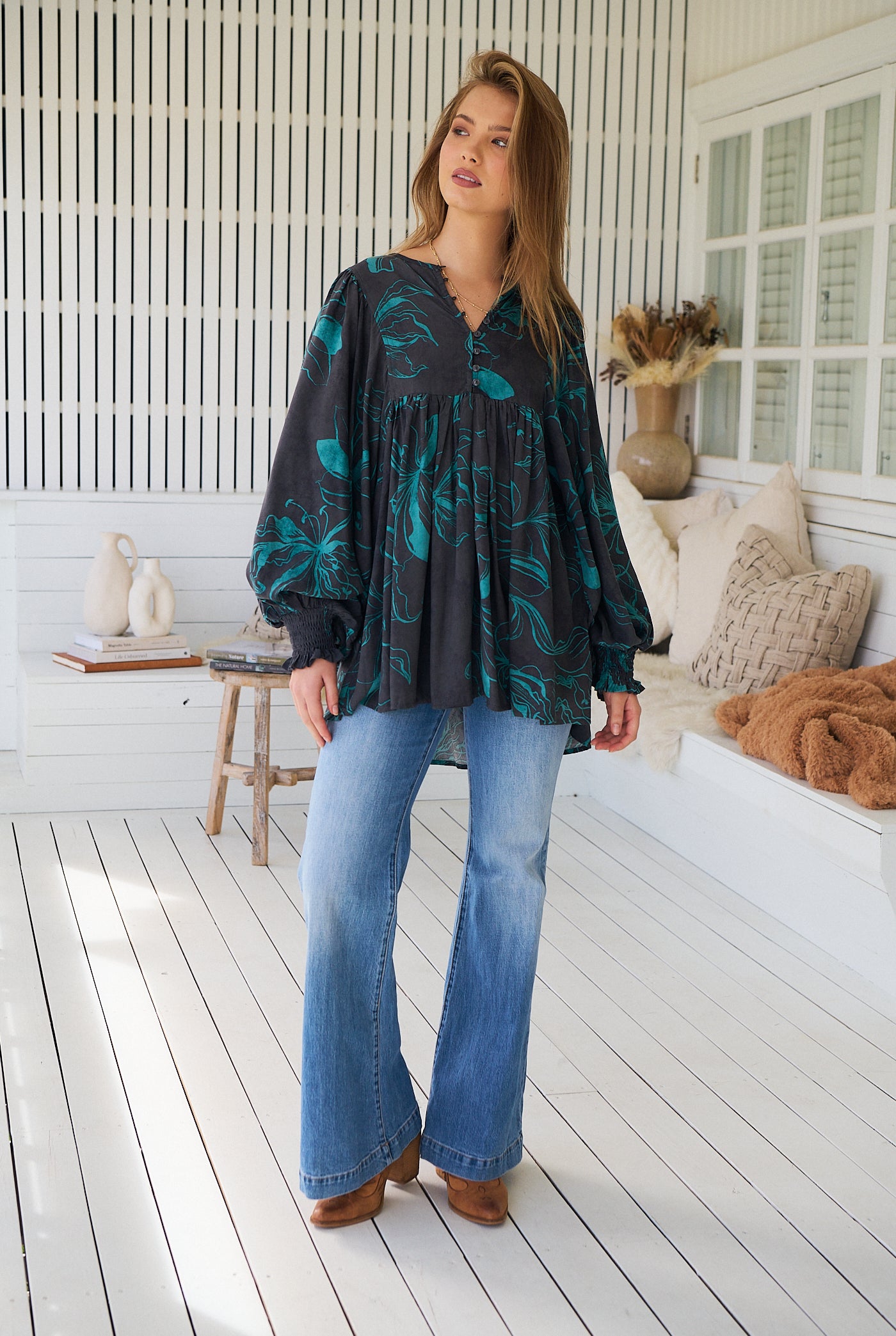 JAASE | MIDNIGHT LILLY PALOMA BLOUSE | Bohemian Love Runway