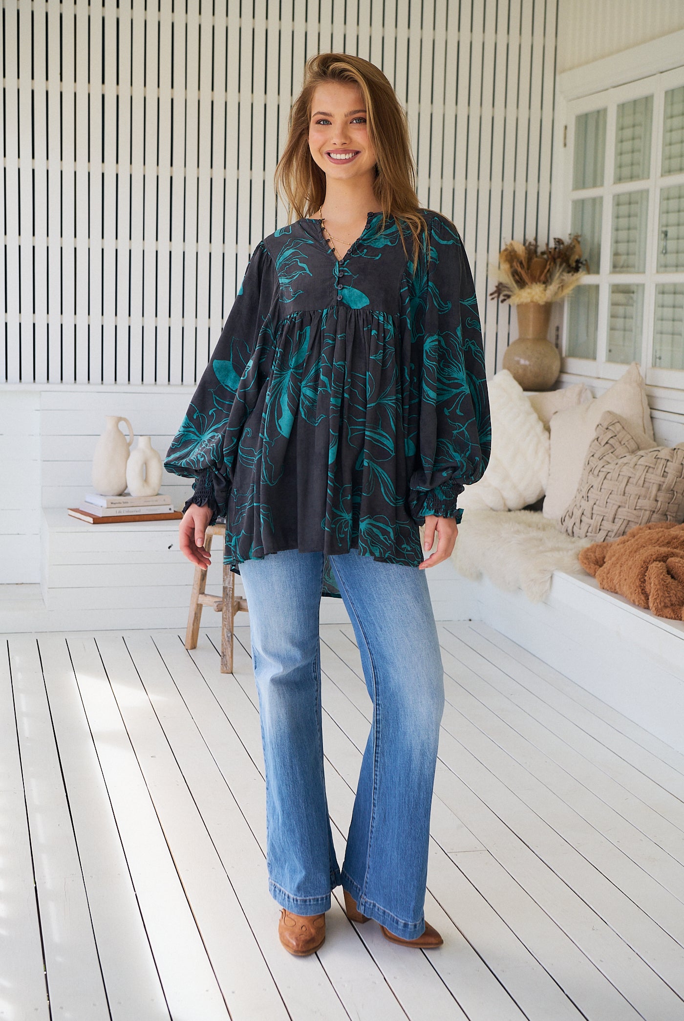 JAASE | MIDNIGHT LILLY PALOMA BLOUSE | Bohemian Love Runway