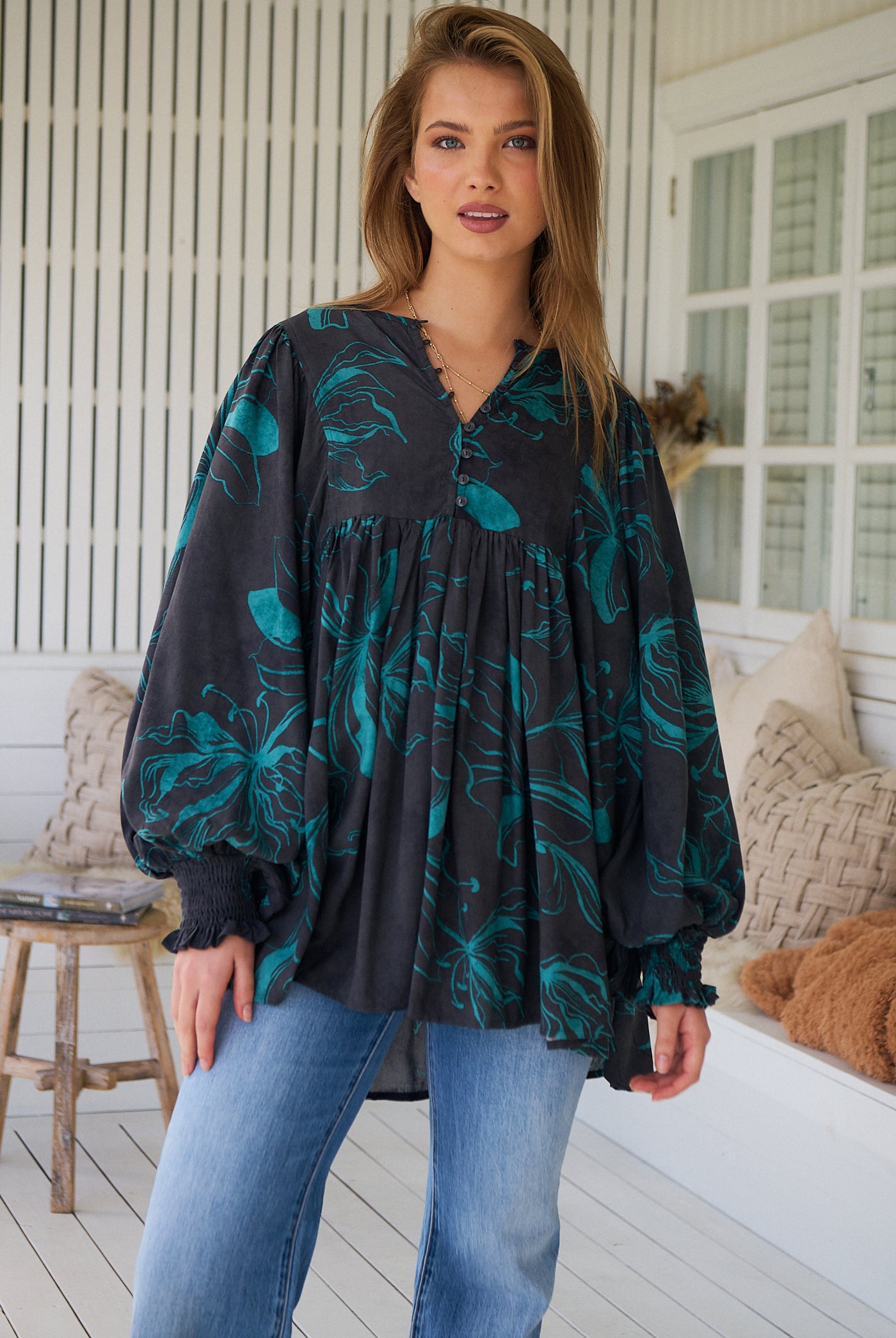 JAASE | MIDNIGHT LILLY PALOMA BLOUSE | Bohemian Love Runway