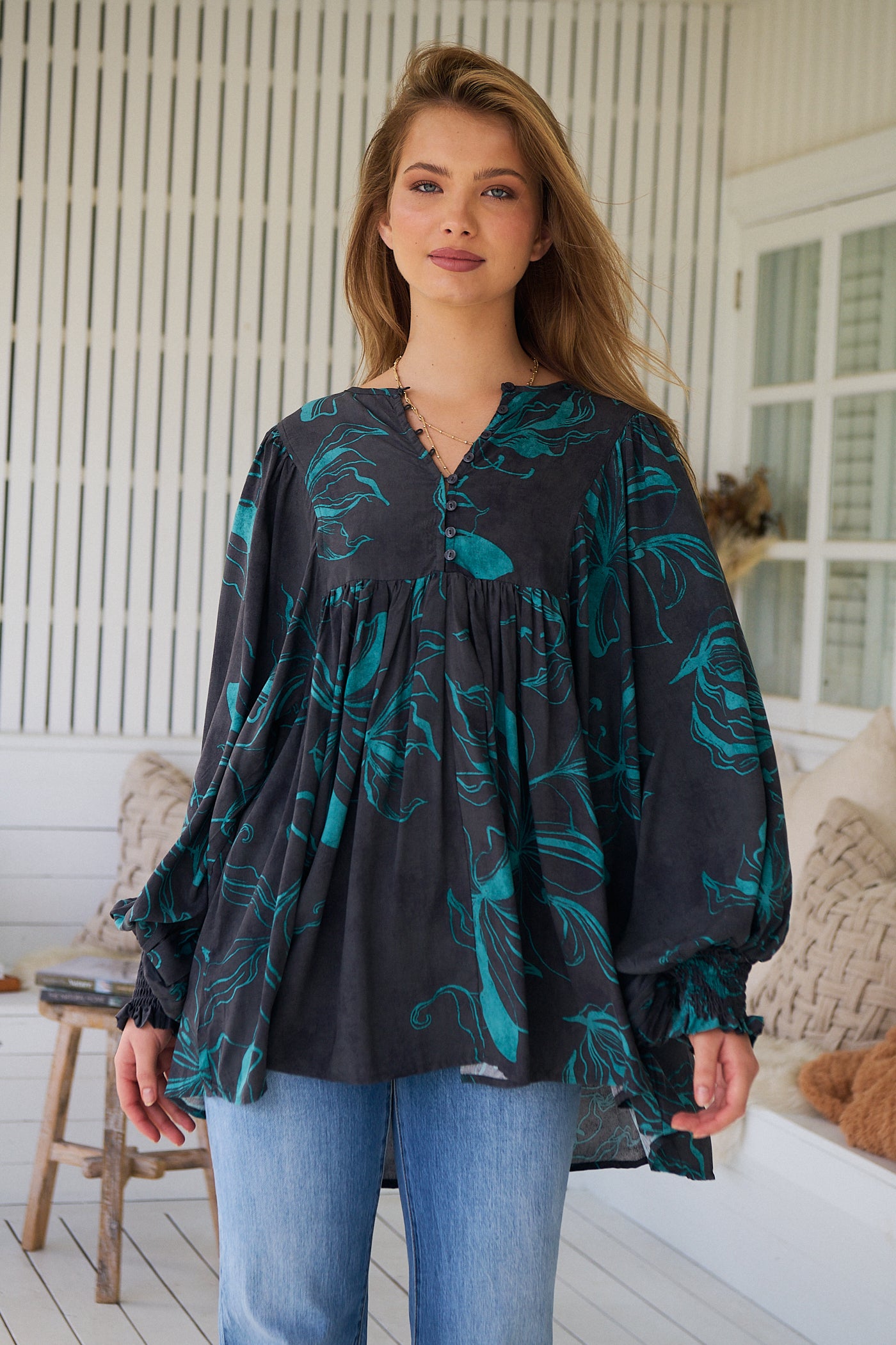 JAASE | MIDNIGHT LILLY PALOMA BLOUSE | Bohemian Love Runway