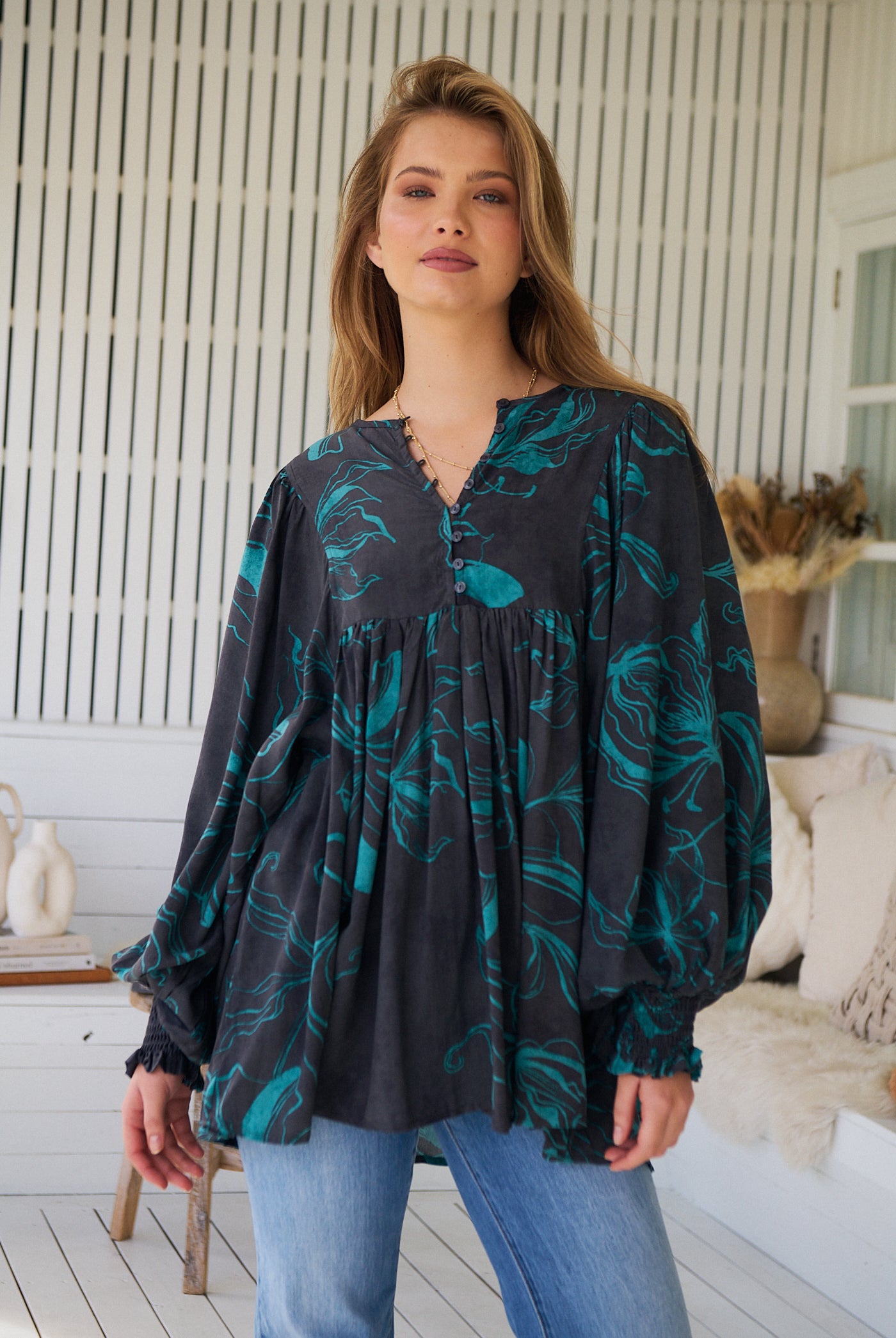 JAASE | MIDNIGHT LILLY PALOMA BLOUSE | Bohemian Love Runway