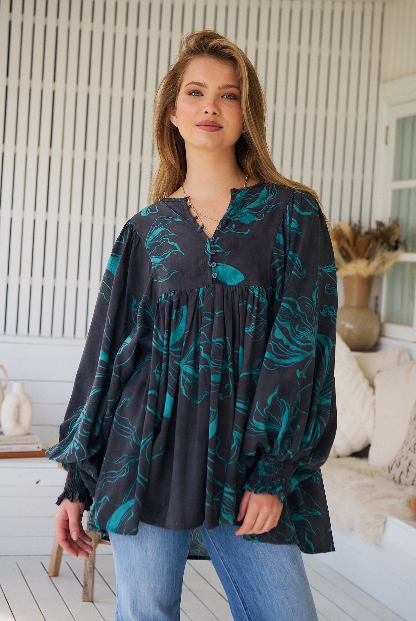 JAASE | MIDNIGHT LILLY PALOMA BLOUSE | Bohemian Love Runway
